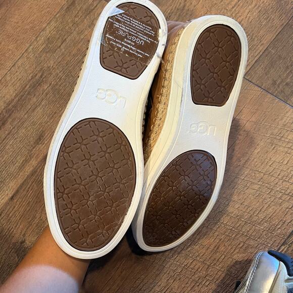 UGG Suede Chestnut High Top Sneakers Size 7.5 - Picture 3 of 6